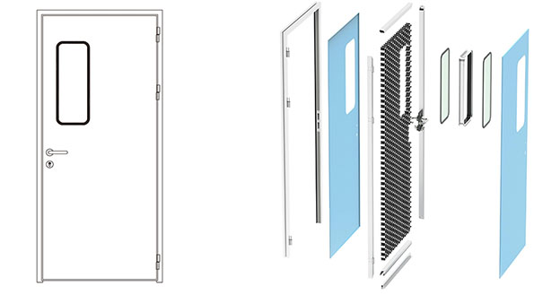 Clean HPL Door