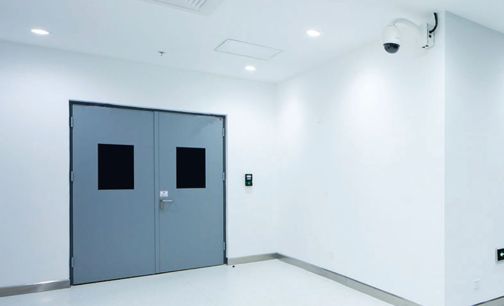 Cleanroom Automated Pass-Thru Doors