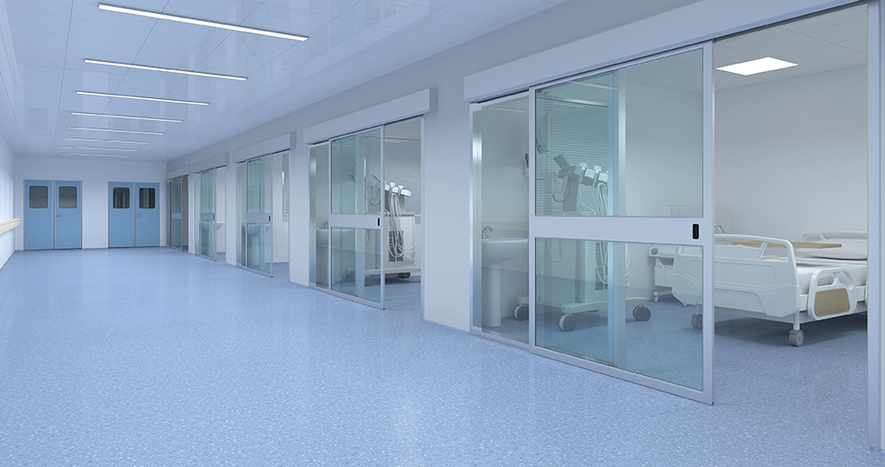 Dust-Free Glass Doors In Hospitals