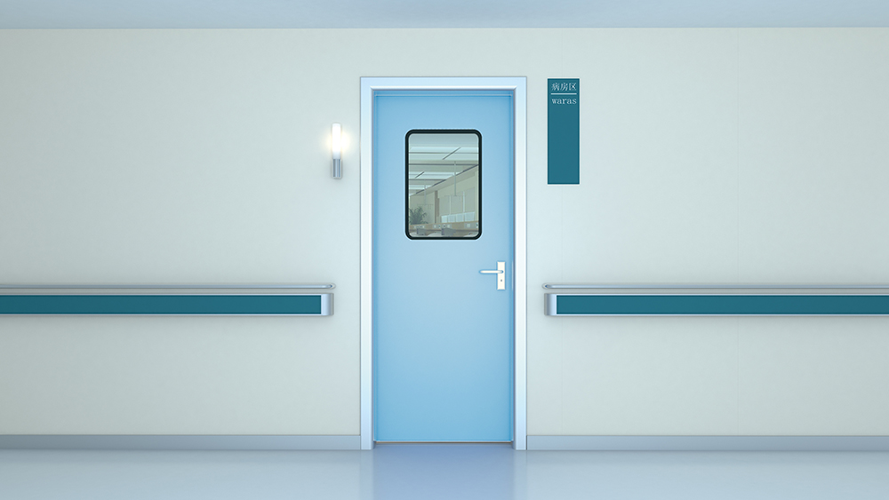 Clean Door ICU Room