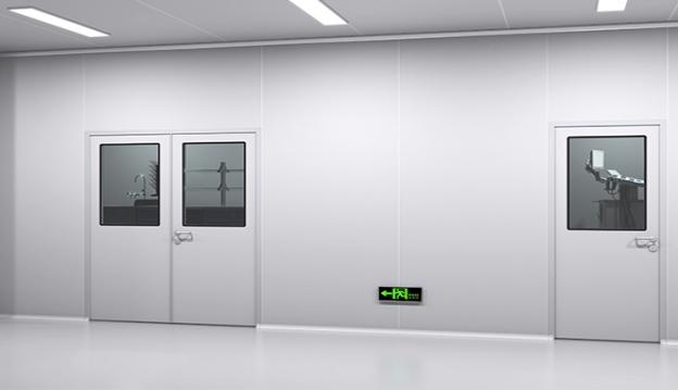 clean room door system