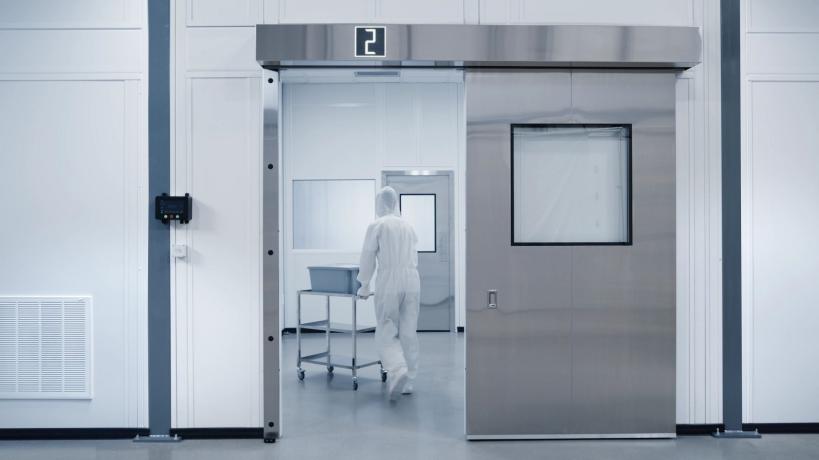 cleanroom automatic sliding door