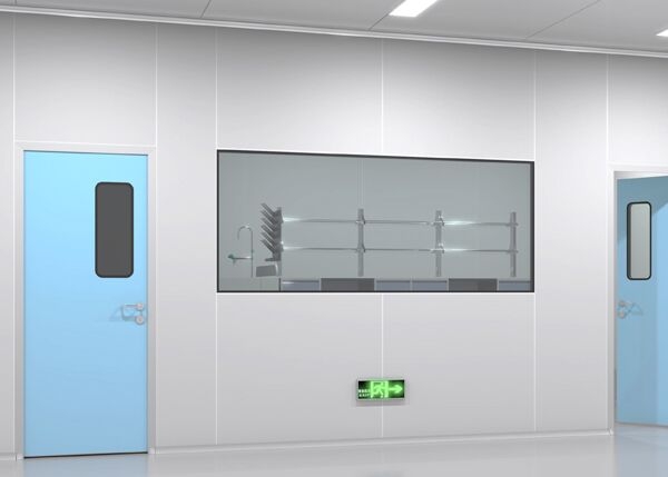 stainless steel clean room doors