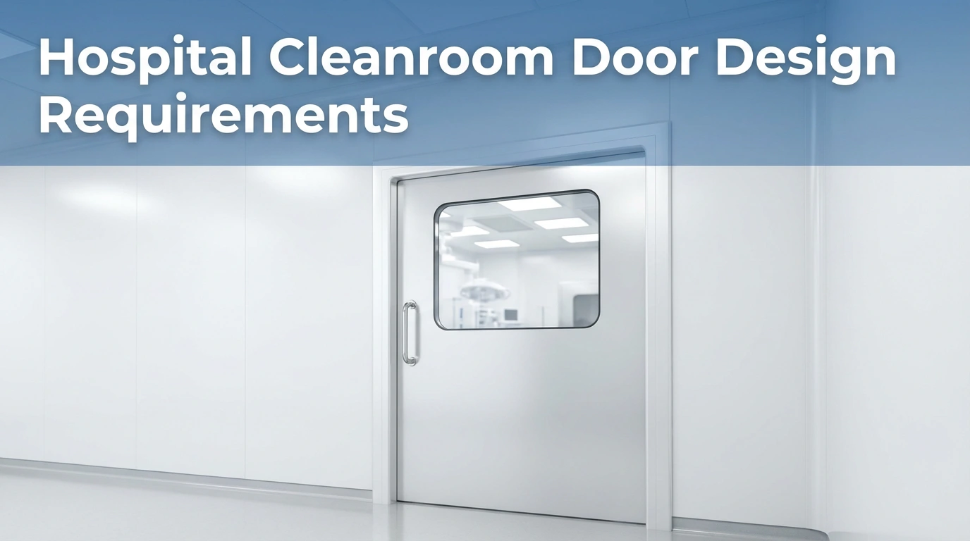 Hospital cleanroom door requirements guide