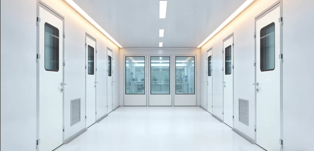 Swing doors cleanroom application